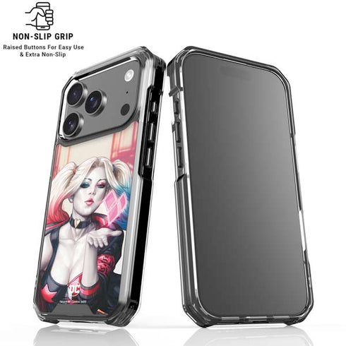 DC Comics Harley Quinn Rebirth Cover #1 Legacy Color Variant Art by Art Germ iPhone 17 Pro Max Clear Case