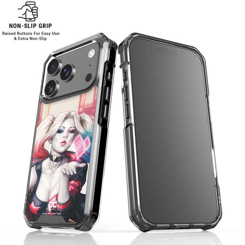 DC Comics Harley Quinn Rebirth Cover #1 Legacy Color Variant Art by Art Germ iPhone 18 Pro Clear Case