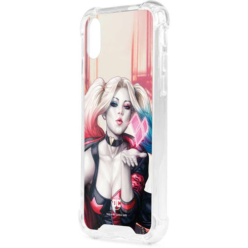 DC Comics Harley Quinn Rebirth Cover #1 Legacy Color Variant Art by Art Germ iPhone XS Clear Case