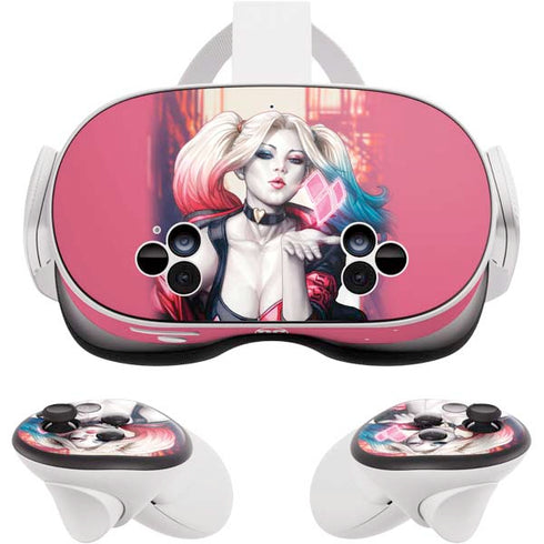 DC Comics Harley Quinn Rebirth Cover #1 Legacy Color Variant Art by Art Germ Meta Quest 3S Skin