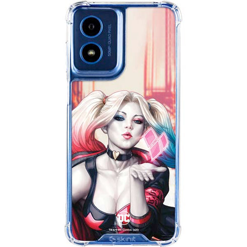 DC Comics Harley Quinn Rebirth Cover #1 Legacy Color Variant Art by Art Germ Moto G 5G (2024) Clear Case