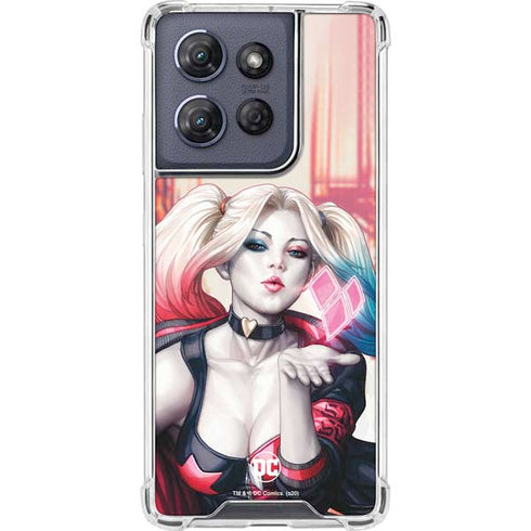 DC Comics Harley Quinn Rebirth Cover #1 Legacy Color Variant Art by Art Germ Moto G Stylus 5G (2025) Clear Case