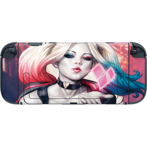 DC Comics Harley Quinn Rebirth Cover #1 Legacy Color Variant Art by Art Germ Nintendo Switch 2 (2025) with Joy-Con Skin