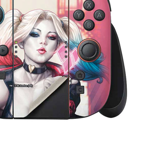 DC Comics Harley Quinn Rebirth Cover #1 Legacy Color Variant Art by Art Germ Nintendo Switch 2 (2025) Joy-Con Controller Skin