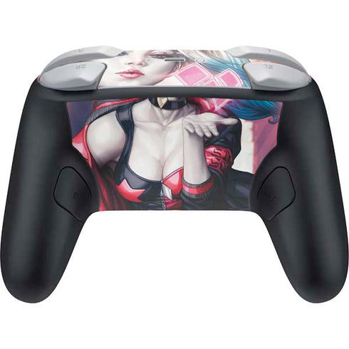DC Comics Harley Quinn Rebirth Cover #1 Legacy Color Variant Art by Art Germ Nintendo Switch 2 (2025) Pro Controller Skin