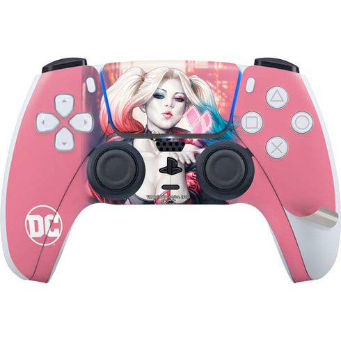 DC Comics Harley Quinn Rebirth Cover #1 Legacy Color Variant Art by Art Germ PS5 Pro Bundle Skin