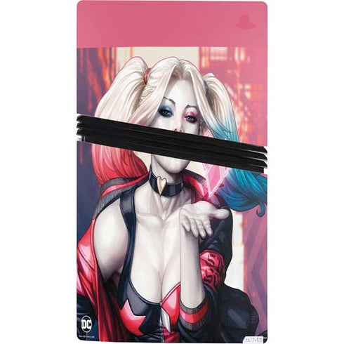 DC Comics Harley Quinn Rebirth Cover #1 Legacy Color Variant Art by Art Germ PS5 Pro Console Skin