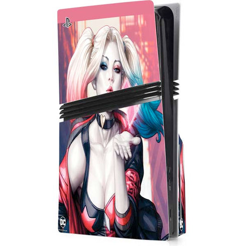 DC Comics Harley Quinn Rebirth Cover #1 Legacy Color Variant Art by Art Germ PS5 Pro Disk Console Skin