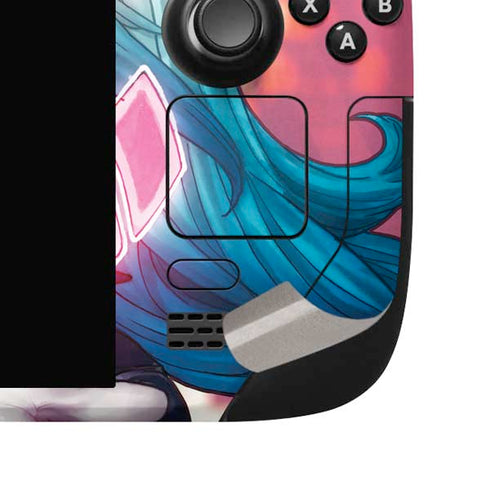 DC Comics Harley Quinn Rebirth Cover #1 Legacy Color Variant Art by Art Germ Steam Deck Handheld Gaming Computer OLED Skin