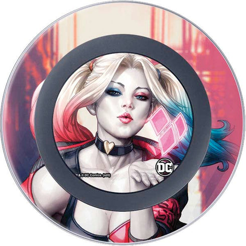 DC Comics Harley Quinn Rebirth Cover #1 Legacy Color Variant Art by Art Germ Wireless Charger Skin