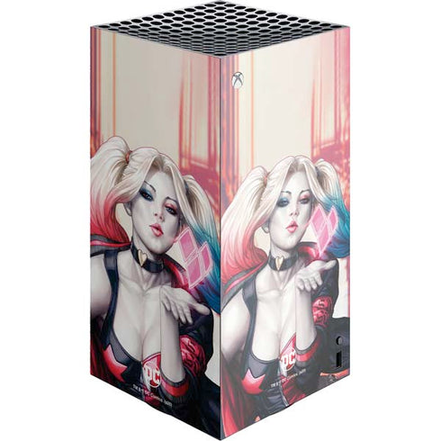 DC Comics Harley Quinn Rebirth Cover #1 Legacy Color Variant Art by Art Germ XBox Series X Digital Edition Console Skin