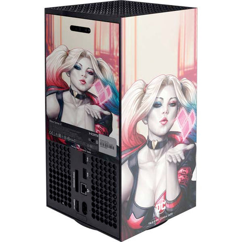 DC Comics Harley Quinn Rebirth Cover #1 Legacy Color Variant Art by Art Germ XBox Series X Digital Edition Console Skin