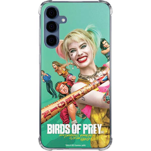 DC Comics Harley Quinn Birds of Prey Galaxy A35 5G Clear Case