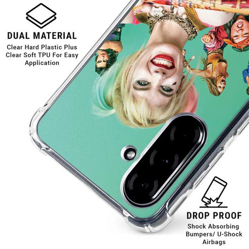 DC Comics Harley Quinn Birds of Prey Galaxy A36 5G Clear Case