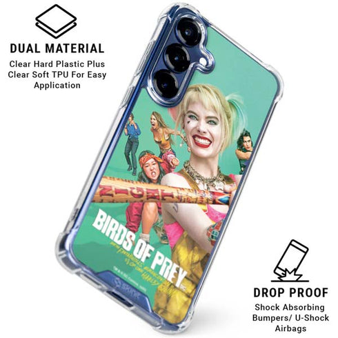 DC Comics Harley Quinn Birds of Prey Galaxy S25 Plus Clear Case