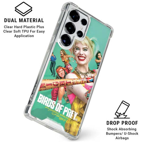 DC Comics Harley Quinn Birds of Prey Galaxy S25 Ultra Clear Case