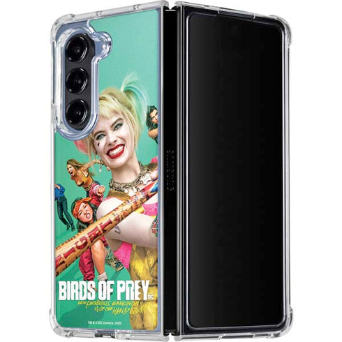 DC Comics Harley Quinn Birds of Prey Galaxy Z Fold5 5G Clear Case