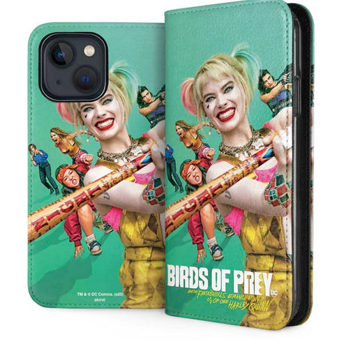 DC Comics Harley Quinn Birds of Prey iPhone 15 Plus Folio Case