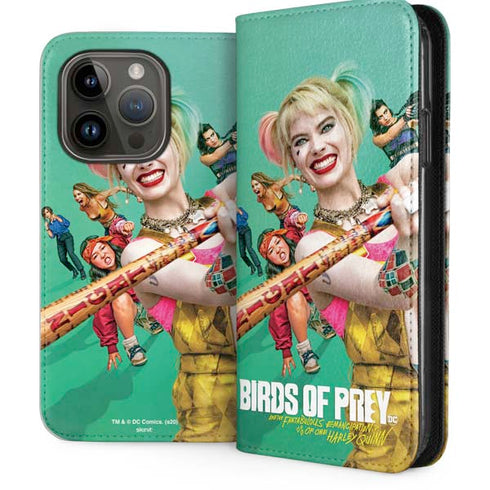 DC Comics Harley Quinn Birds of Prey iPhone 15 Pro Folio Case