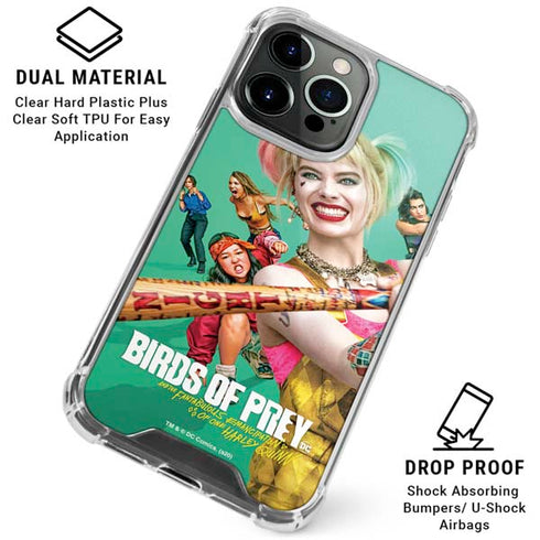 DC Comics Harley Quinn Birds of Prey iPhone 16 Pro Max Clear Case