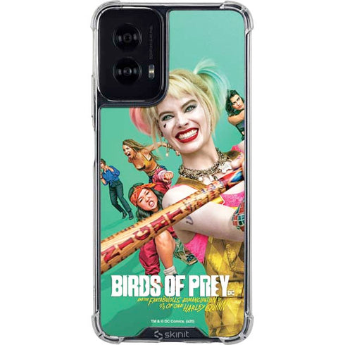 DC Comics Harley Quinn Birds of Prey Moto G Power 5G (2024) Clear Case