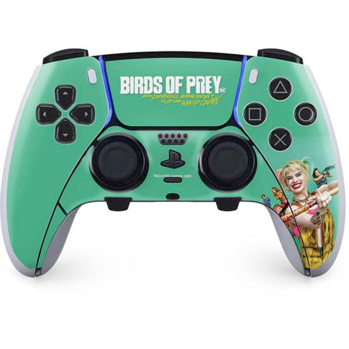 DC Comics Harley Quinn Birds of Prey Movie Poster PS5 DualSense Edge Pro Controller Skin