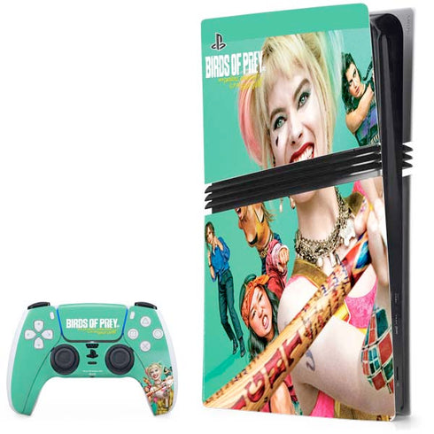 DC Comics Harley Quinn Birds of Prey PS5 Pro Bundle Skin