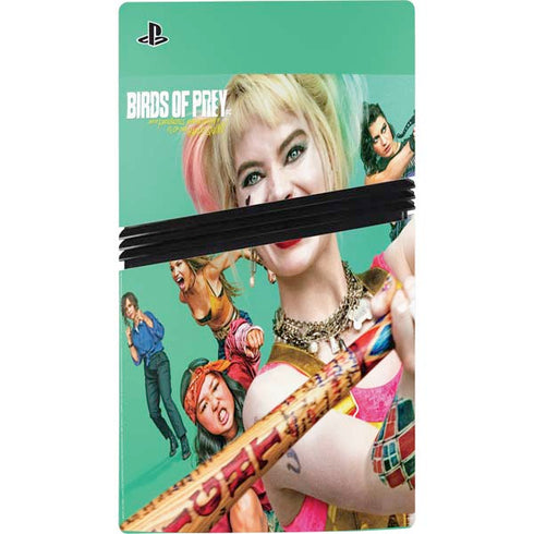 DC Comics Harley Quinn Birds of Prey PS5 Pro Console Skin