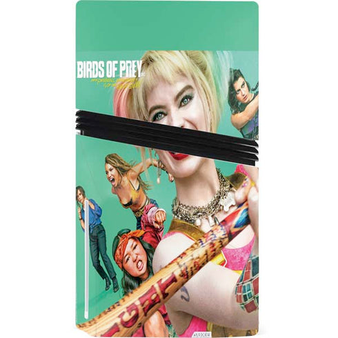 DC Comics Harley Quinn Birds of Prey PS5 Pro Disk Console Skin
