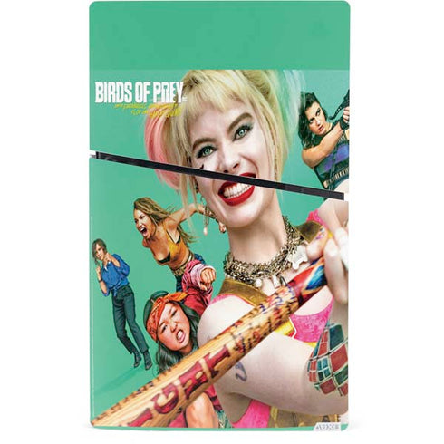 DC Comics Harley Quinn Birds of Prey PS5 Slim Digital Edition Console Skin