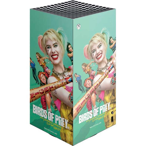 DC Comics Harley Quinn Birds of Prey XBox Series X Digital Edition Console Skin