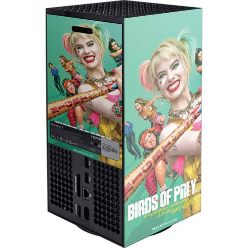 DC Comics Harley Quinn Birds of Prey XBox Series X Digital Edition Console Skin