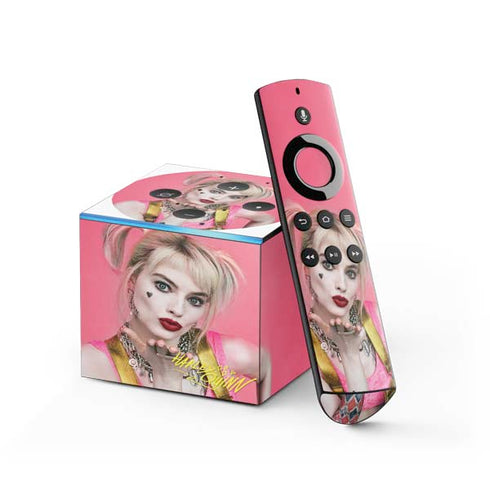 DC Comics Harley Quinn Blowing Kisses Fire TV Cube Skin