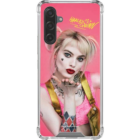 DC Comics Harley Quinn Blowing Kisses Galaxy A17 Clear Case