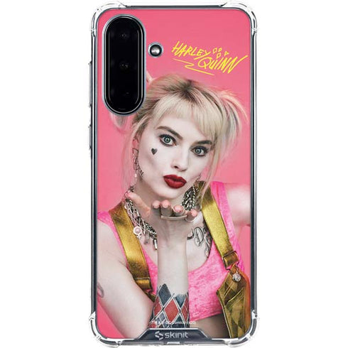 DC Comics Harley Quinn Blowing Kisses Galaxy A36 5G Clear Case