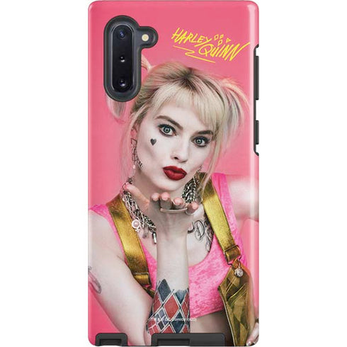 DC Comics Harley Quinn Blowing Kisses Galaxy Cases