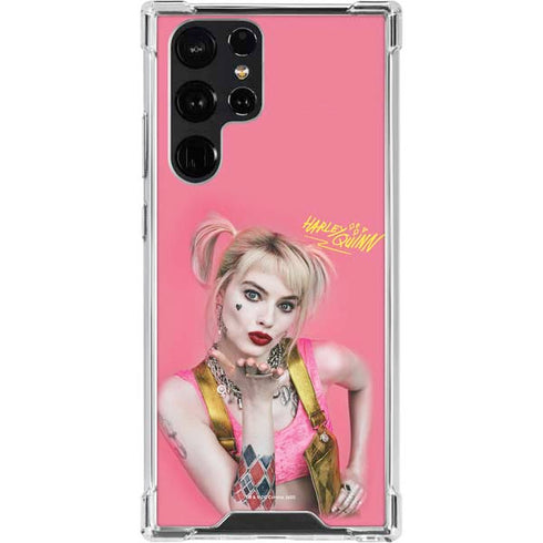 DC Comics Harley Quinn Blowing Kisses Galaxy S23 Ultra Clear Case