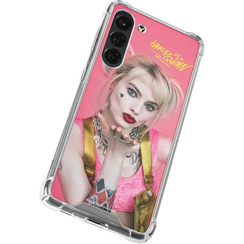 DC Comics Harley Quinn Blowing Kisses Galaxy S24 FE Clear Case