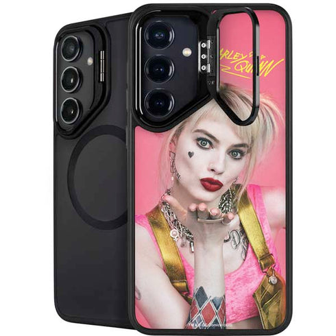 DC Comics Harley Quinn Blowing Kisses Galaxy S24 FE Kickstand Case