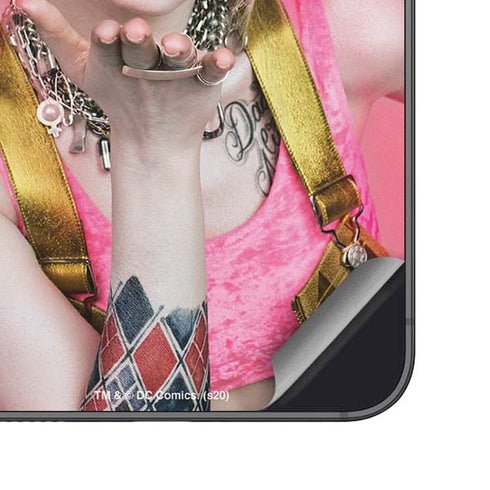 DC Comics Harley Quinn Blowing Kisses Galaxy S25 Skin