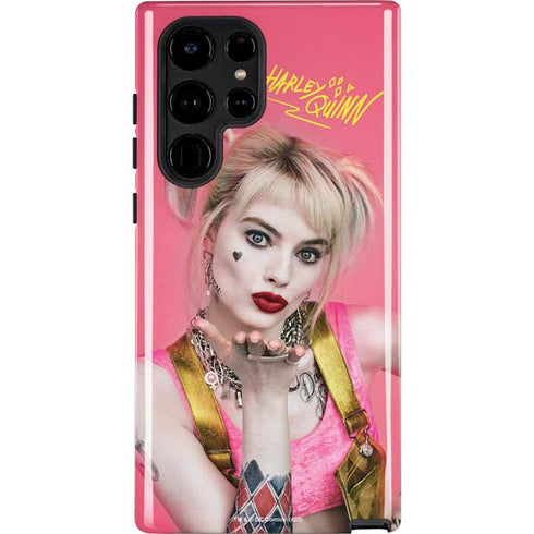 DC Comics Harley Quinn Blowing Kisses Galaxy Cases