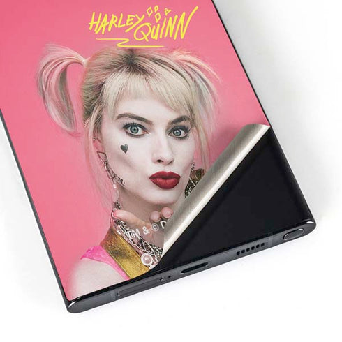 DC Comics Harley Quinn Blowing Kisses Galaxy S24 Ultra Skin