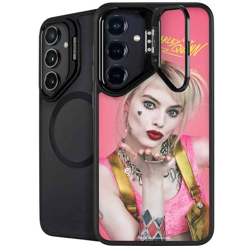 DC Comics Harley Quinn Blowing Kisses Galaxy S26 Kickstand Case