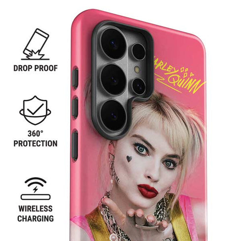 DC Comics Harley Quinn Blowing Kisses Galaxy S26 Ultra Impact Case