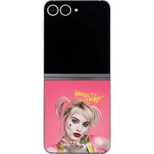 DC Comics Harley Quinn Blowing Kisses Galaxy Z Flip6 Skin