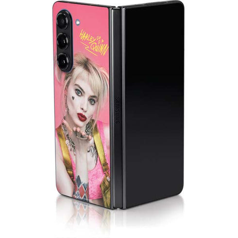 DC Comics Harley Quinn Blowing Kisses Galaxy Z Fold5 5G Skin