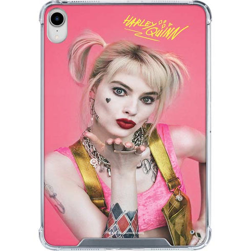 DC Comics Harley Quinn Blowing Kisses iPad 11th Gen (2025) Clear Case