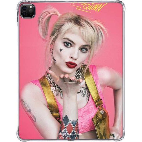 DC Comics Harley Quinn Blowing Kisses iPad Pro 11in (2024) Clear Case