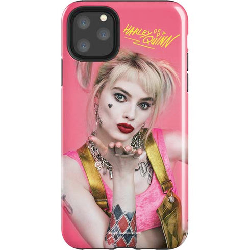 DC Comics Harley Quinn Blowing Kisses iPhone Cases