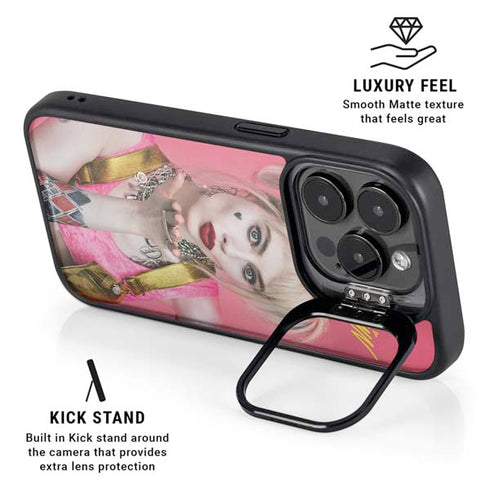 DC Comics Harley Quinn Blowing Kisses iPhone 13 Pro Kickstand Case